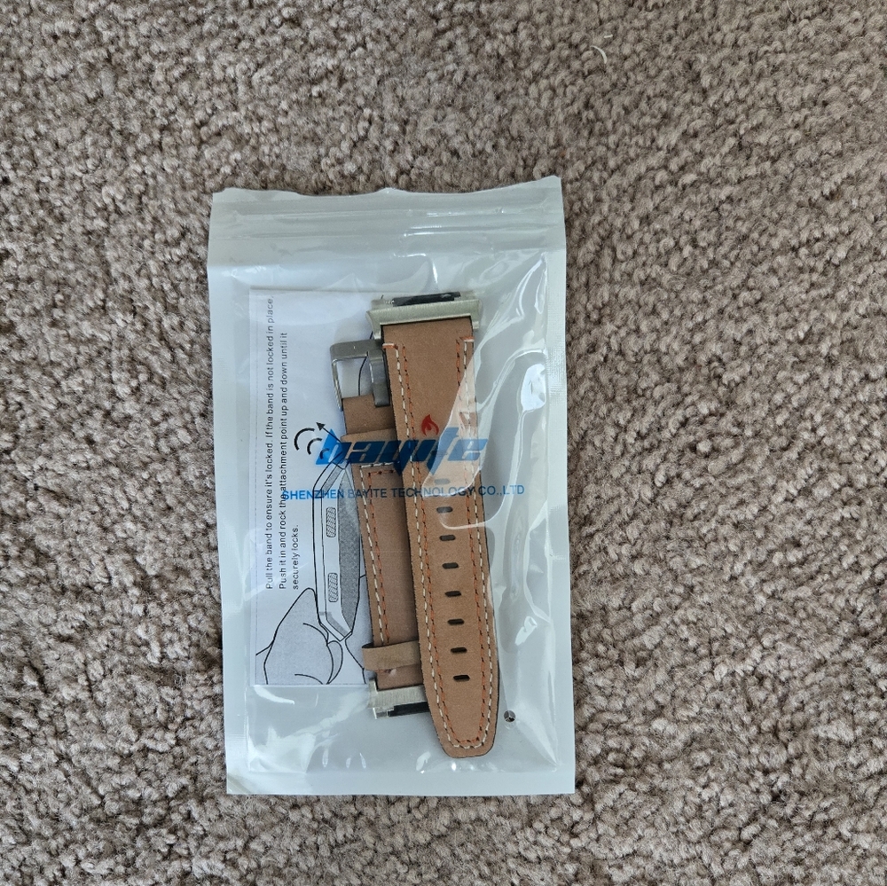 Fitbit Ionic Band Leather, Fitbit Ionic Leather Band - New